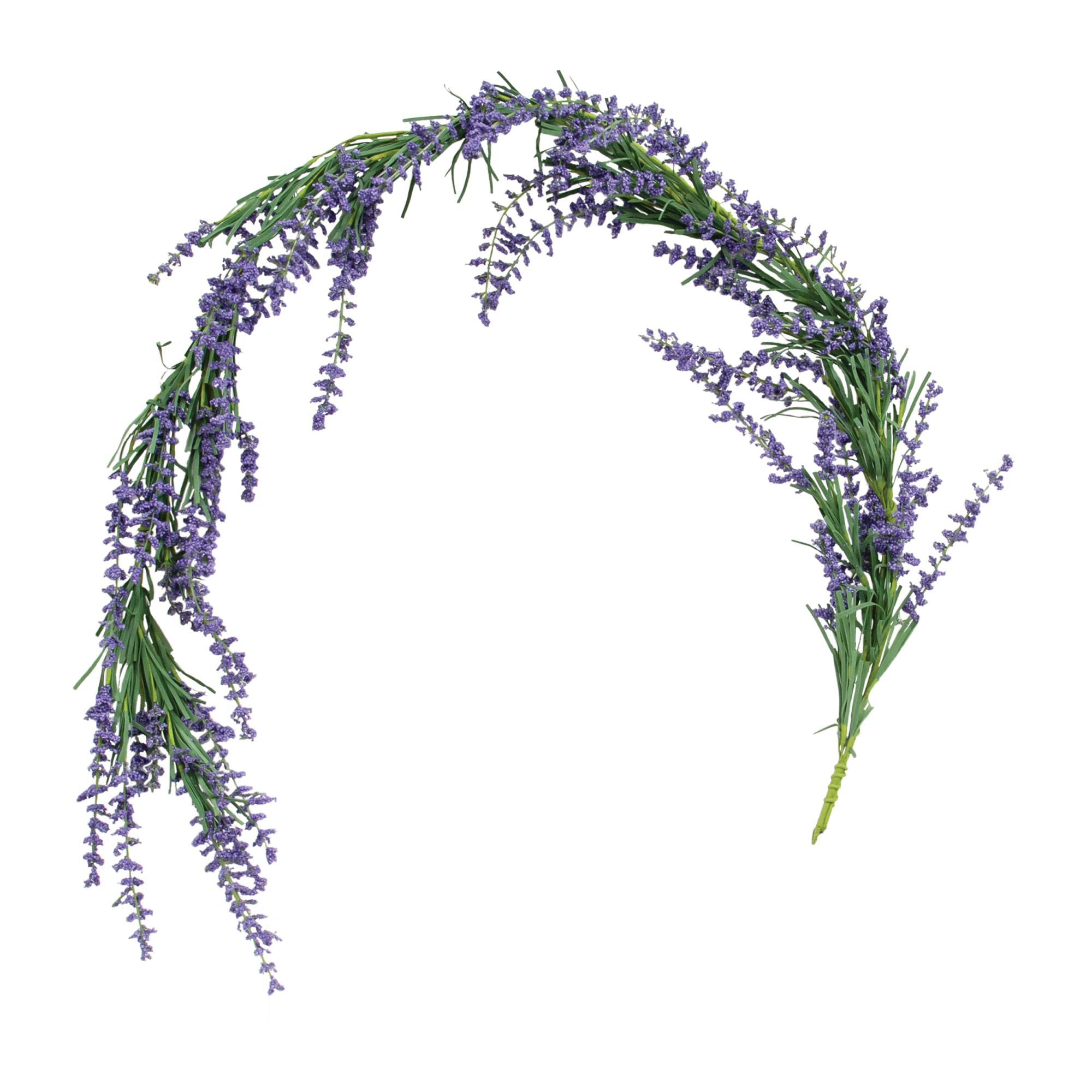 Primrue 60'' in. Faux Lilac Garland Wayfair