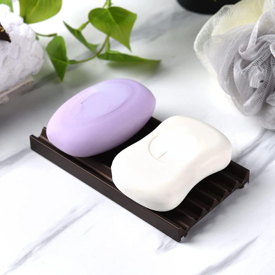 Wrought Studio Brittanni Huratio Aluminum Soap Dish, Long Soap Case