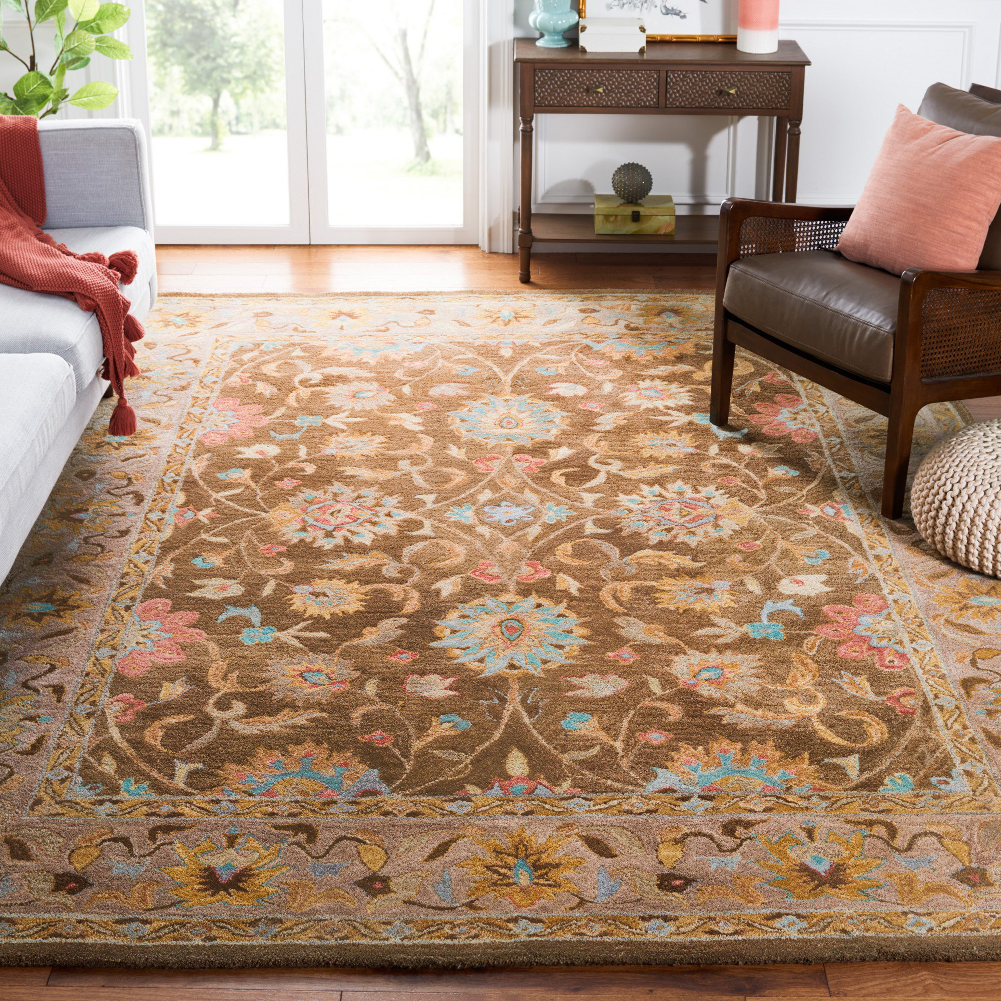 Charlton Home® Tingley Oriental HandTufted Wool Area Rug & Reviews