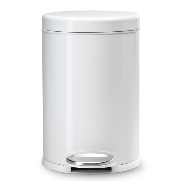 Modern & Contemporary Bathroom Trash Can With Lid | AllModern