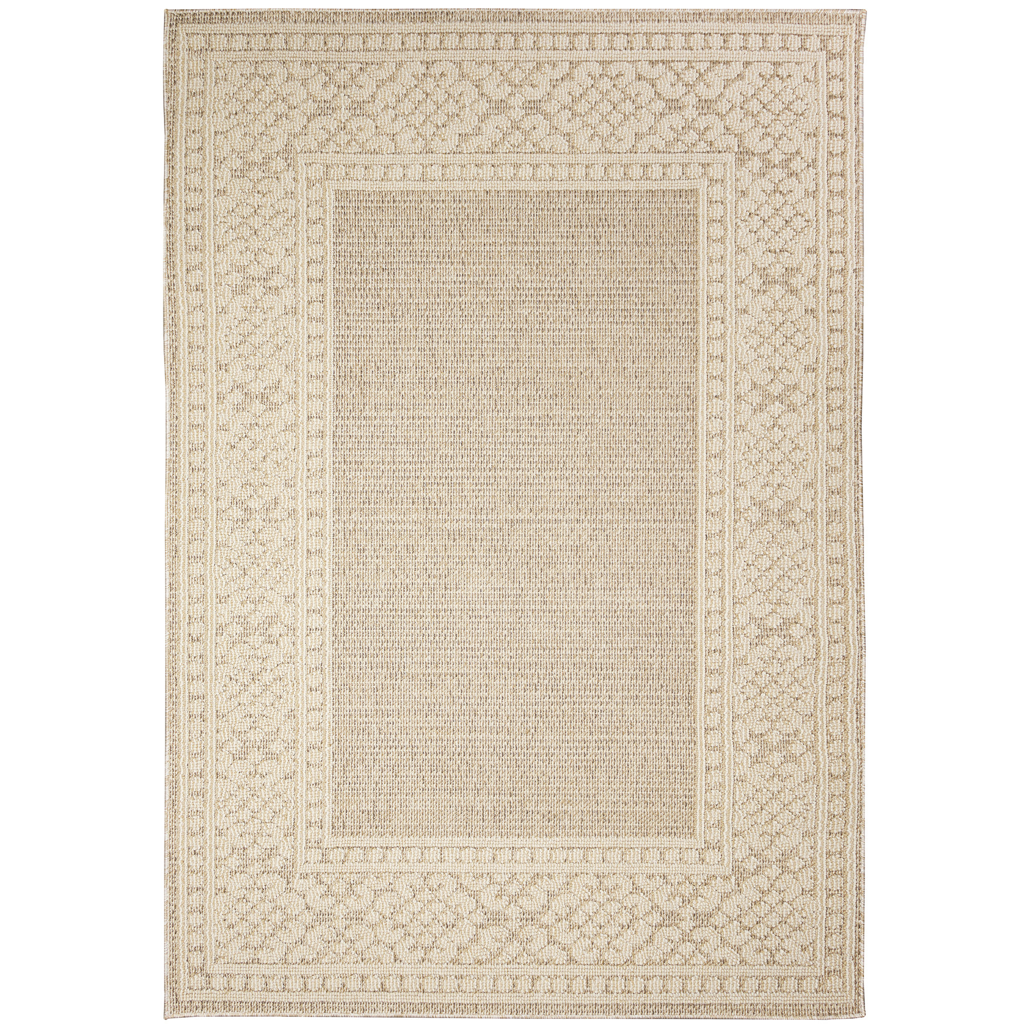 Gracie Oaks Tudorina Beige Indoor/Outdoor Rug | Wayfair