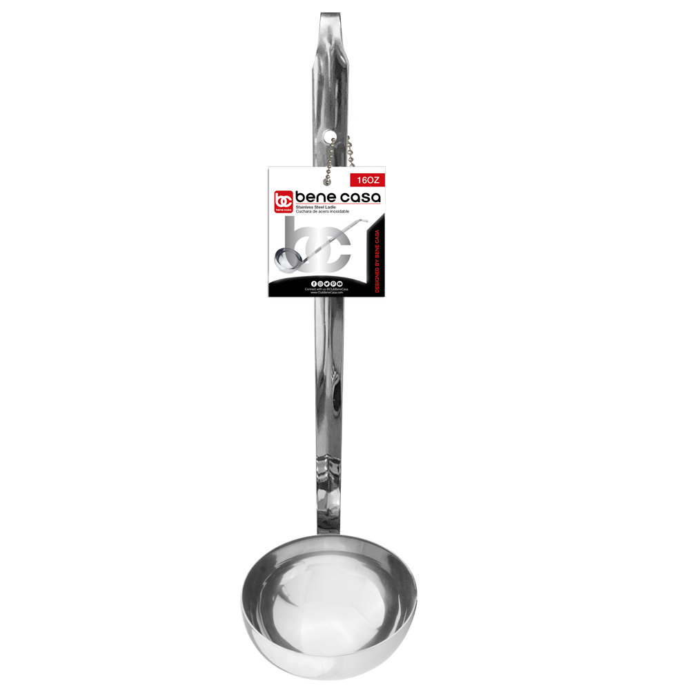 Bene Casa 16 oz. Stainless Steel Cooking Ladle Wayfair