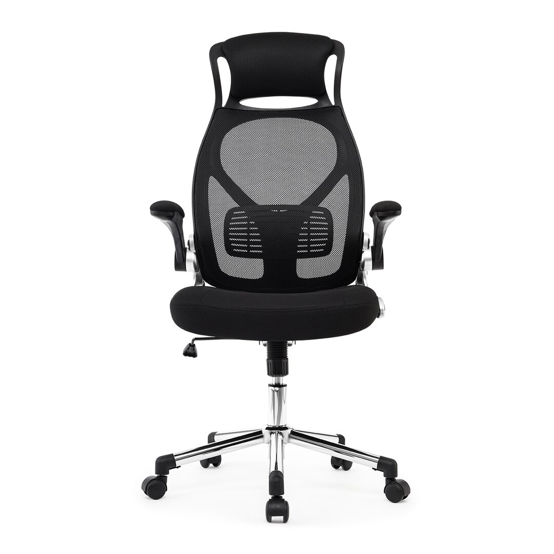 Inbox Zero Office Ergonomic Mesh Desk Chair black,gray