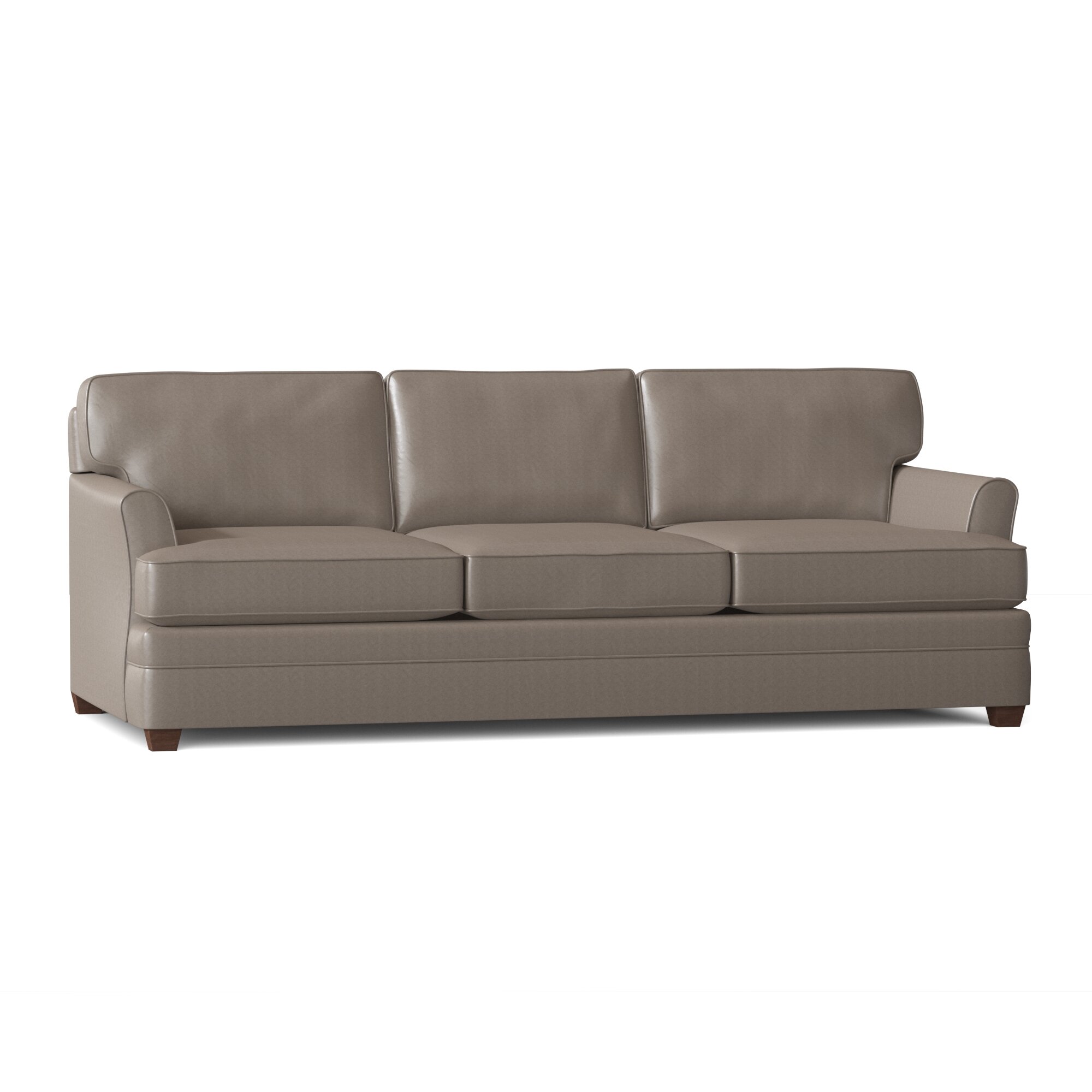 Wayfair Custom Upholstery™ Monica 91'' Leather Sofa |