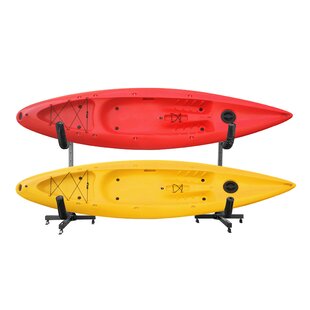 Holds 2 Kayaks 2Pcs Kayak Canoe Storage Rack System Strap Boat  Hanger 