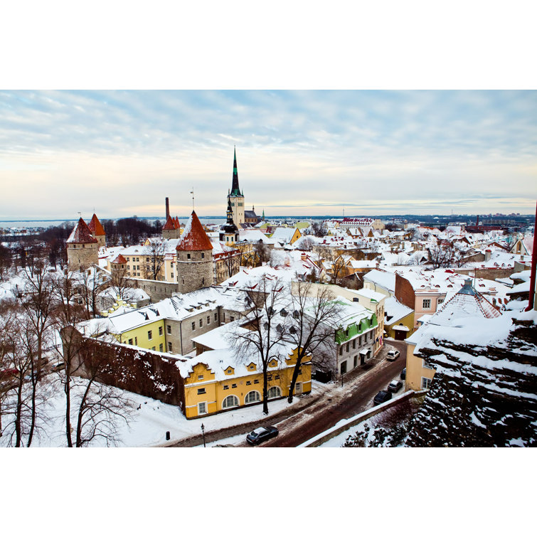 peeling reform En trofast Ebern Designs Cherline Tallinn In Winter, Estonia by - Print | Wayfair
