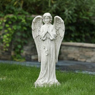 Kneeling Angel Figurine Tea light Holder 18 cm 