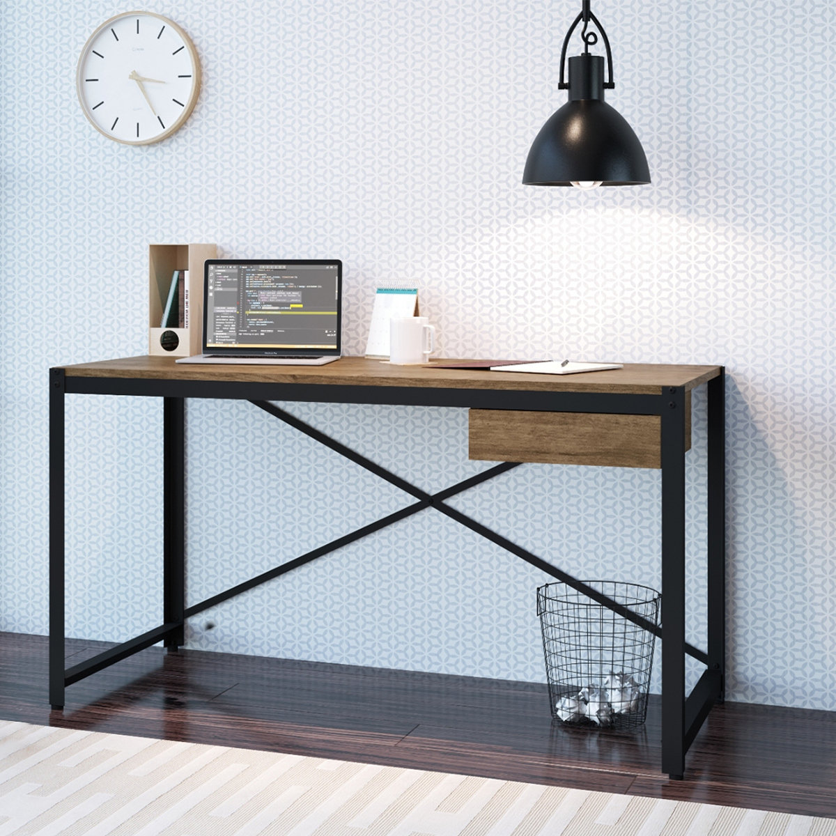 Inbox Zero Tiago 54'' Desk & Reviews Wayfair