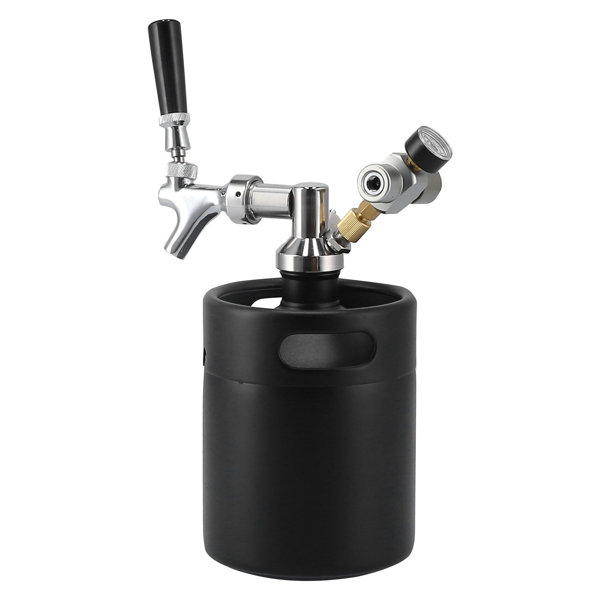 Drink Beer Dispenser Spigot Faucet With Gasket Beverage Wine Oak Barrel Keg Set 