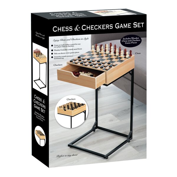 30 Pack 1.25" Wood Stacking Checkers Finished in Clear and Walnut 