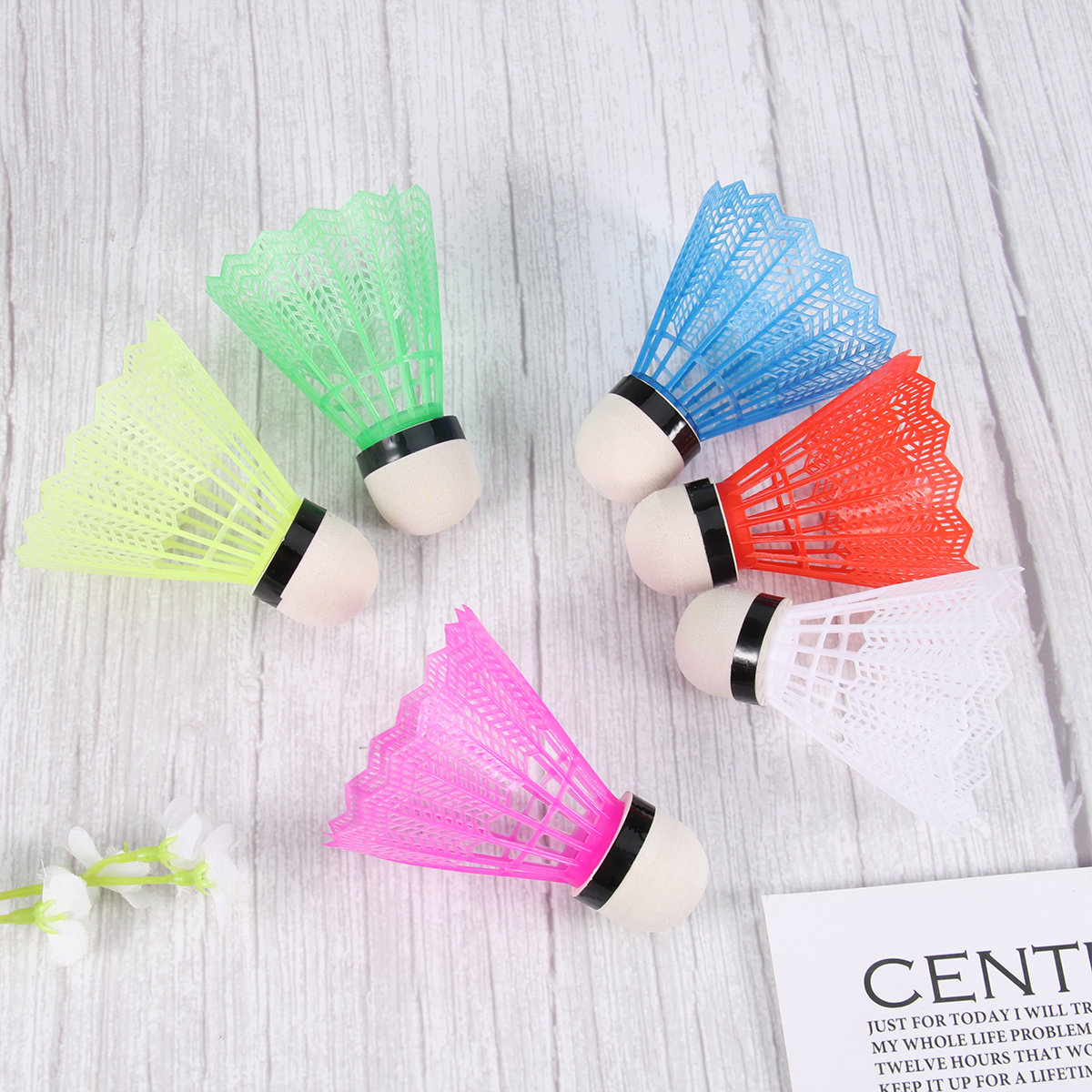 pixnor Nylon Feather Shuttlecocks Training Plastic Badminton Wayfair