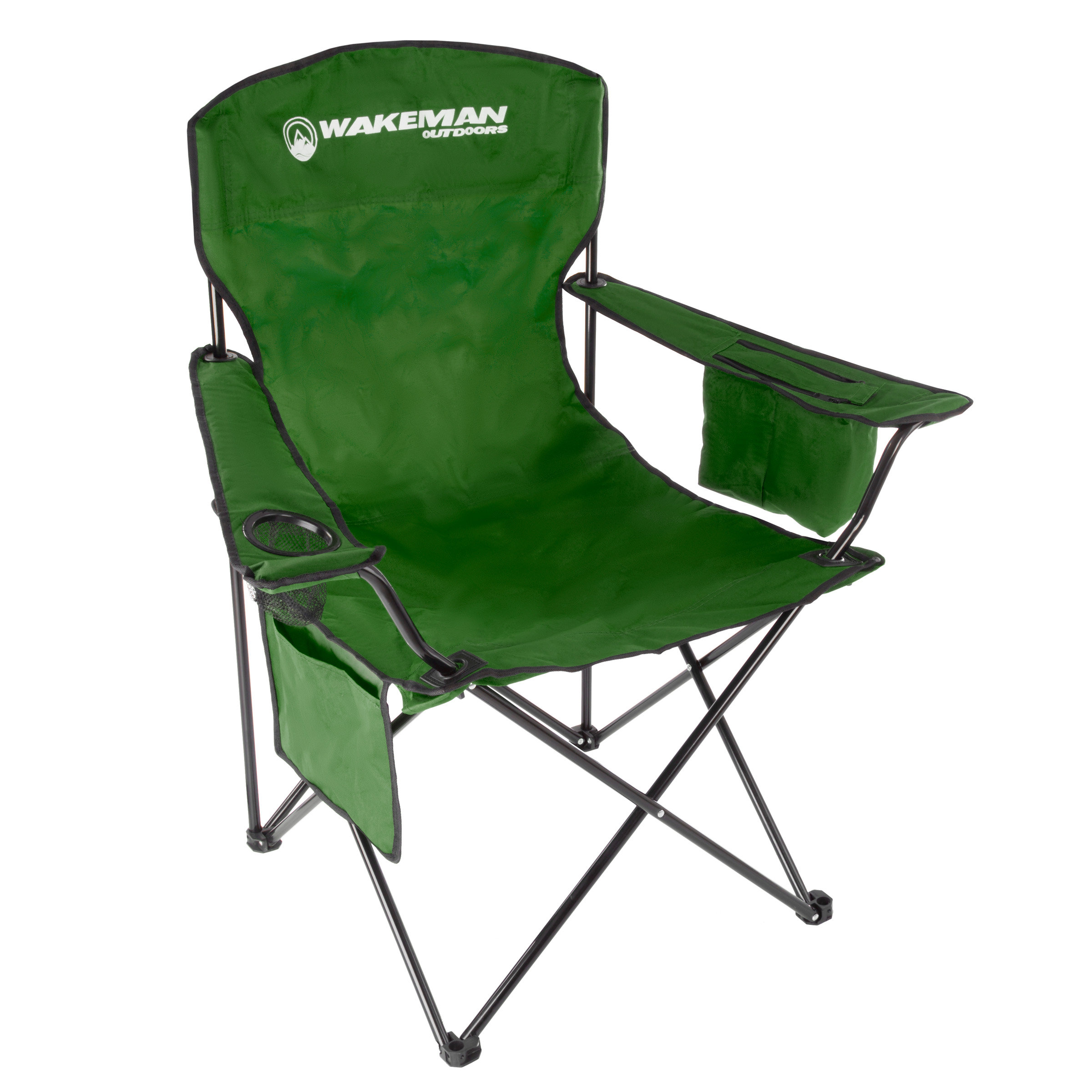 wakeman Oversized Camp Chair 300Lb Capacity Big Tall Quad Seat With