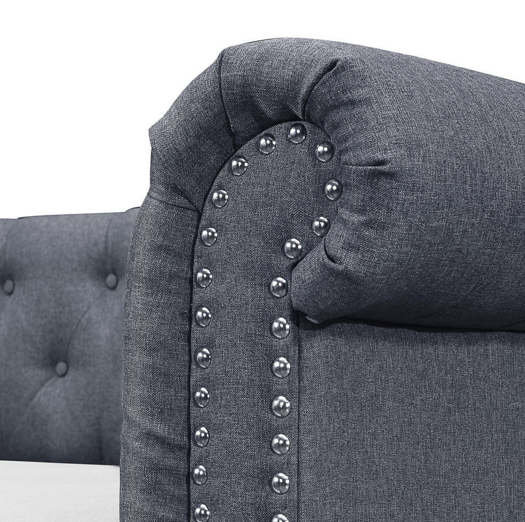 Alcott Hill® Zac Upholstered Daybed with Trundle & Reviews Wayfair Canada