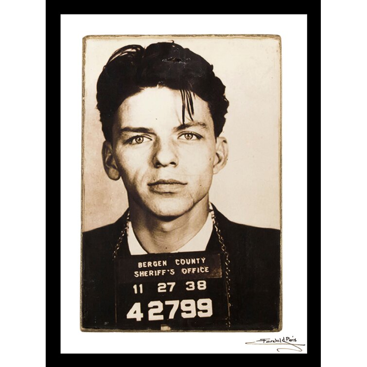 Venice Beach Collections 'Frank Sinatra Mugshot ' - Picture Frame  Photograph | Wayfair