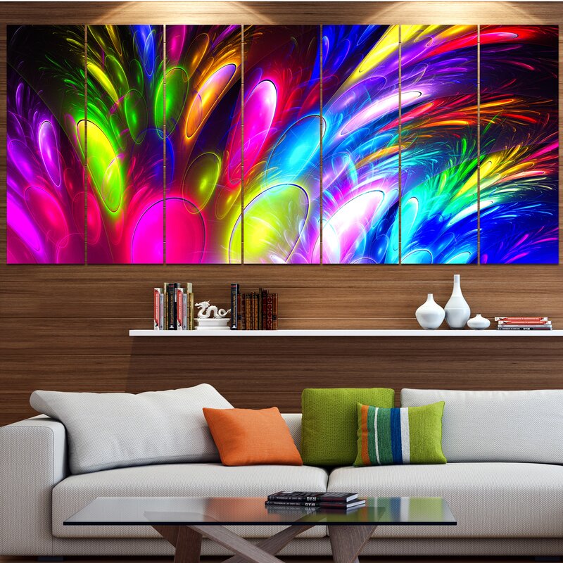 Mysterious Psychedelic Design - Graphic Art on Canvas