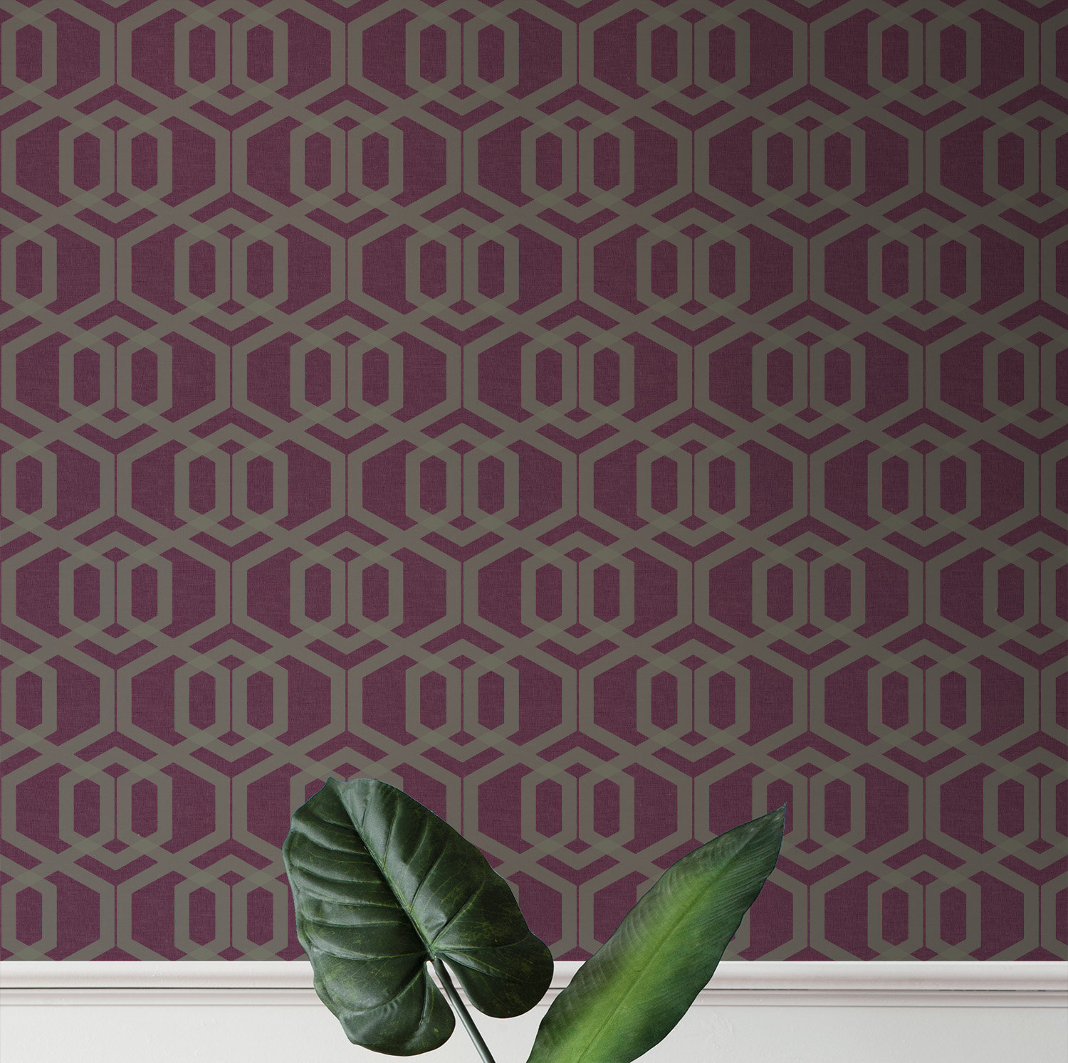 Ebern Designs Guelph Geometric Wallpaper Wayfair