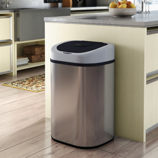 Ultra Slim Kitchen Trash Can | Wayfair