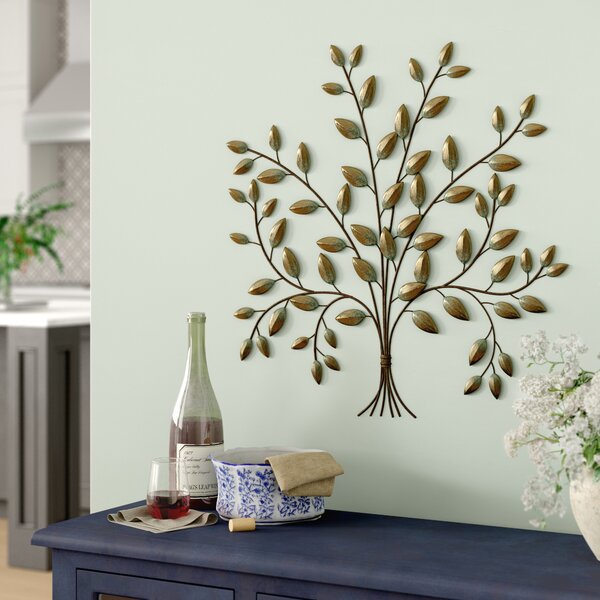 Tree of Life Metal Wall Art for Living Room Wall Sculpture Modern Decorative 24" 