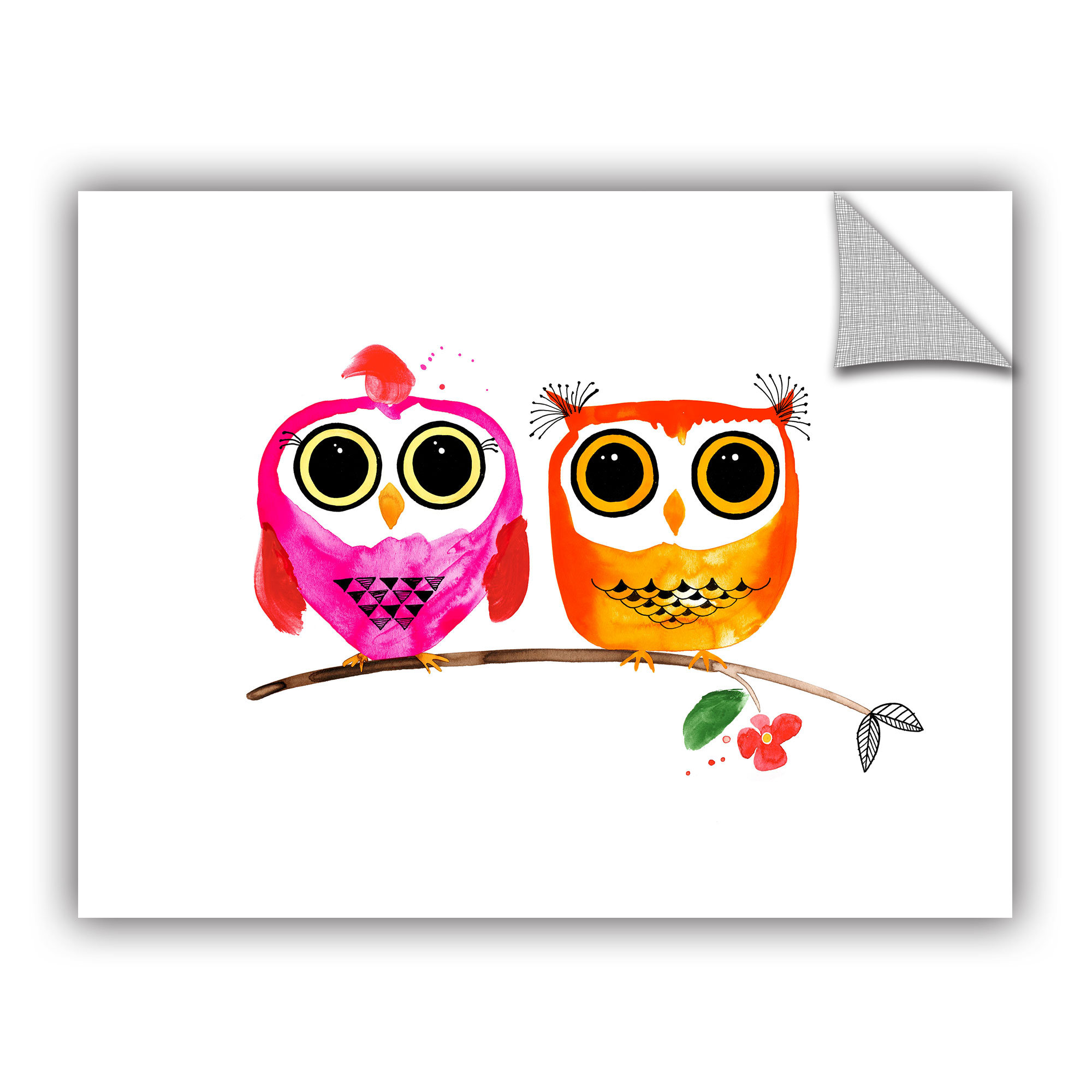 ArtWall Owl Love Wall Decals Wayfair
