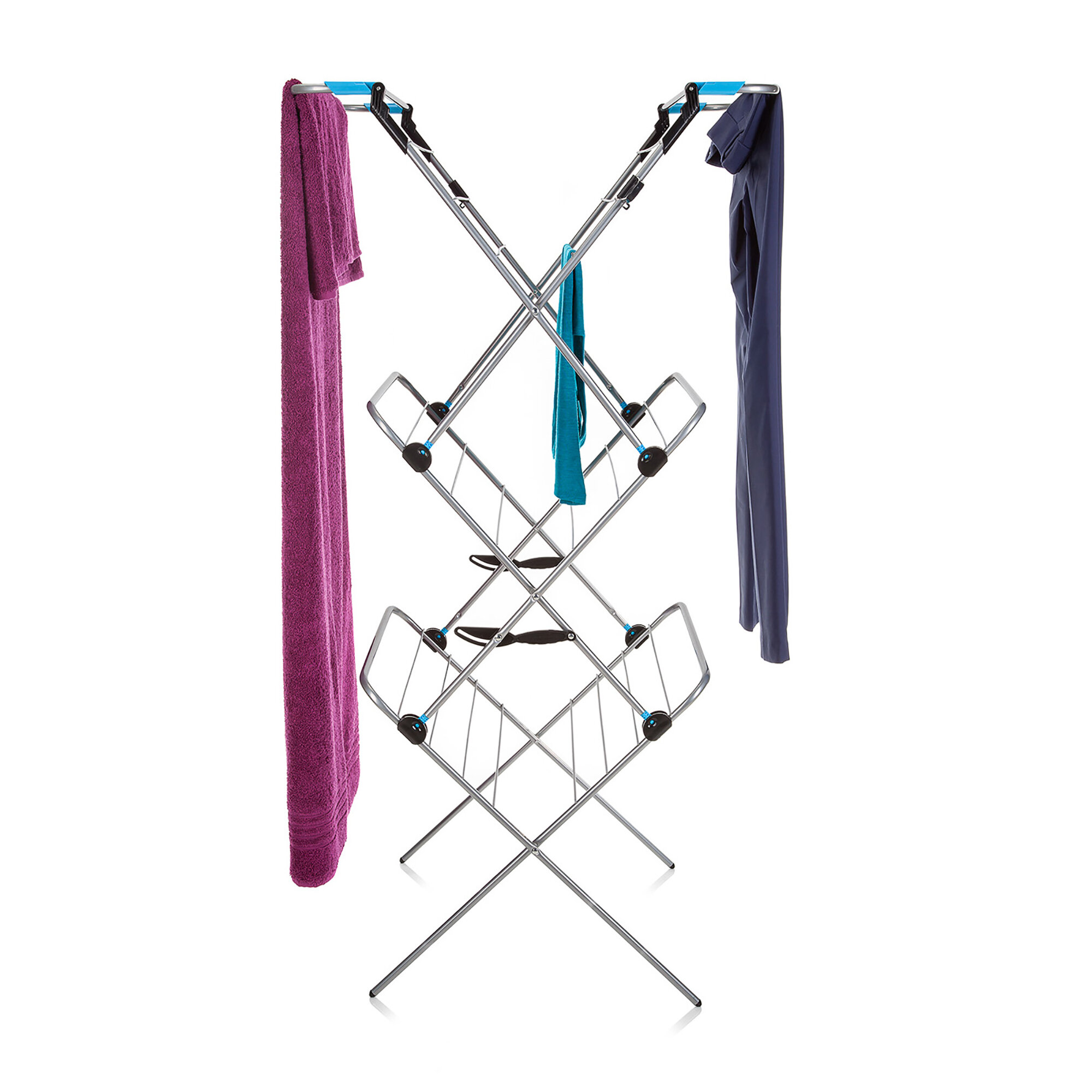 Metal White 25m Minky Multidry Clothes Airer with 25 m of Drying Space 