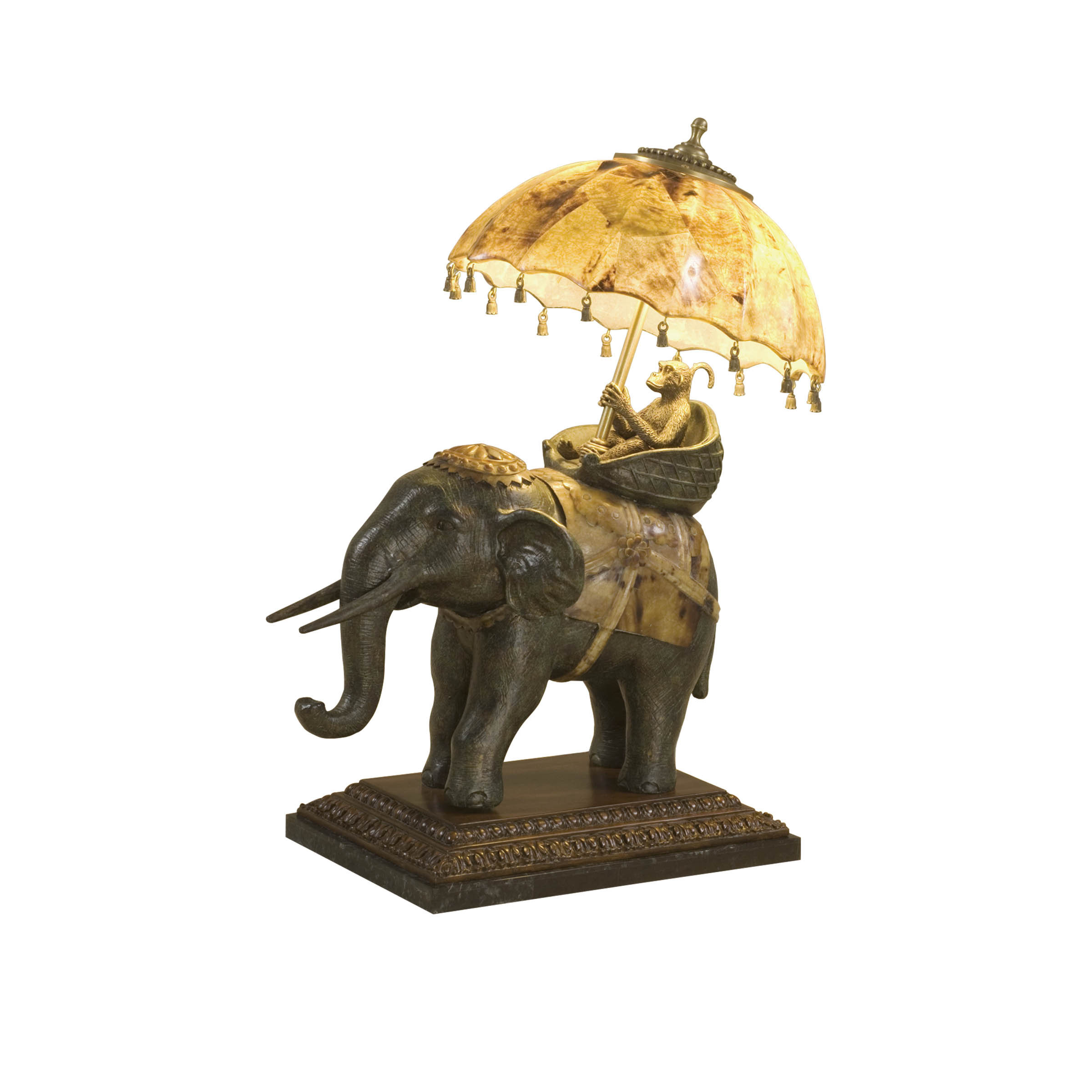 maitland smith elephant lamp