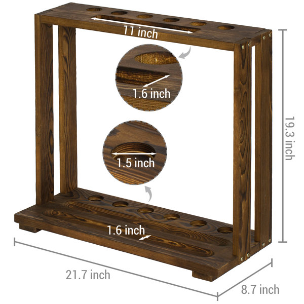 MyGift Billiard Pool Cue Rack with Triangle Rack Slot | Wayfair