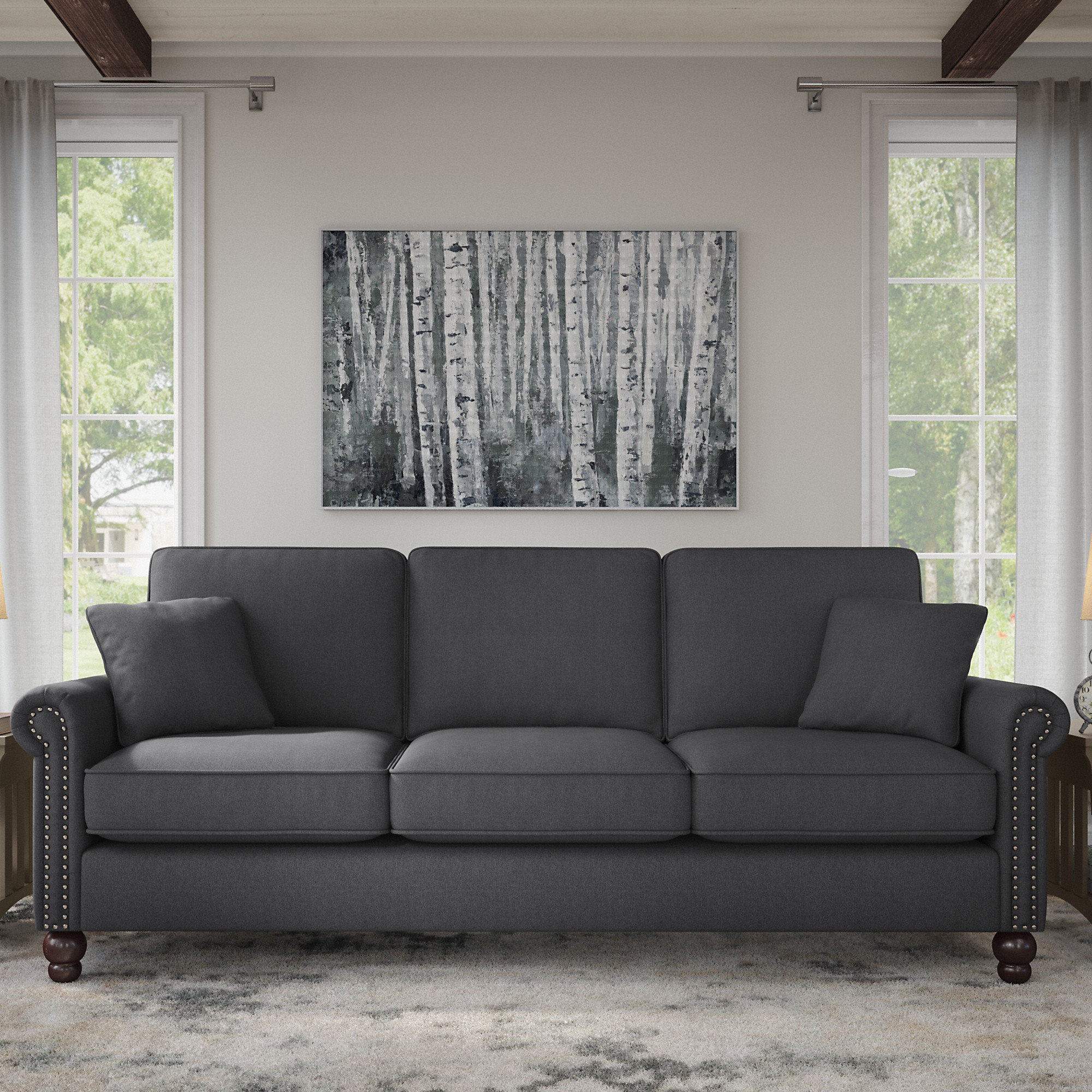 Canora Grey Atifah 85'' Upholstered Sofa Wayfair