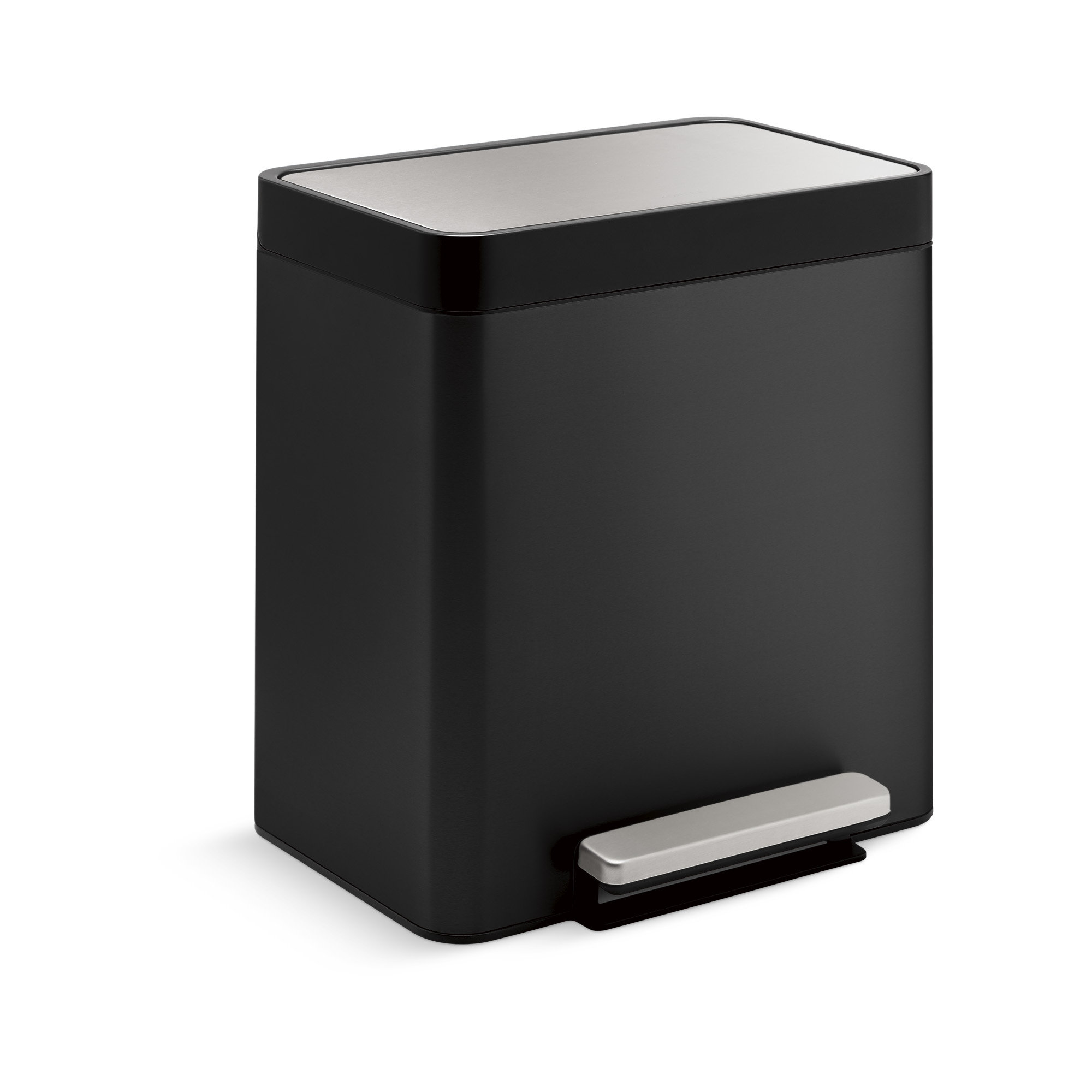 Kohler 8Gallon Compact Stainless Steel Step Trash Can & Reviews Wayfair