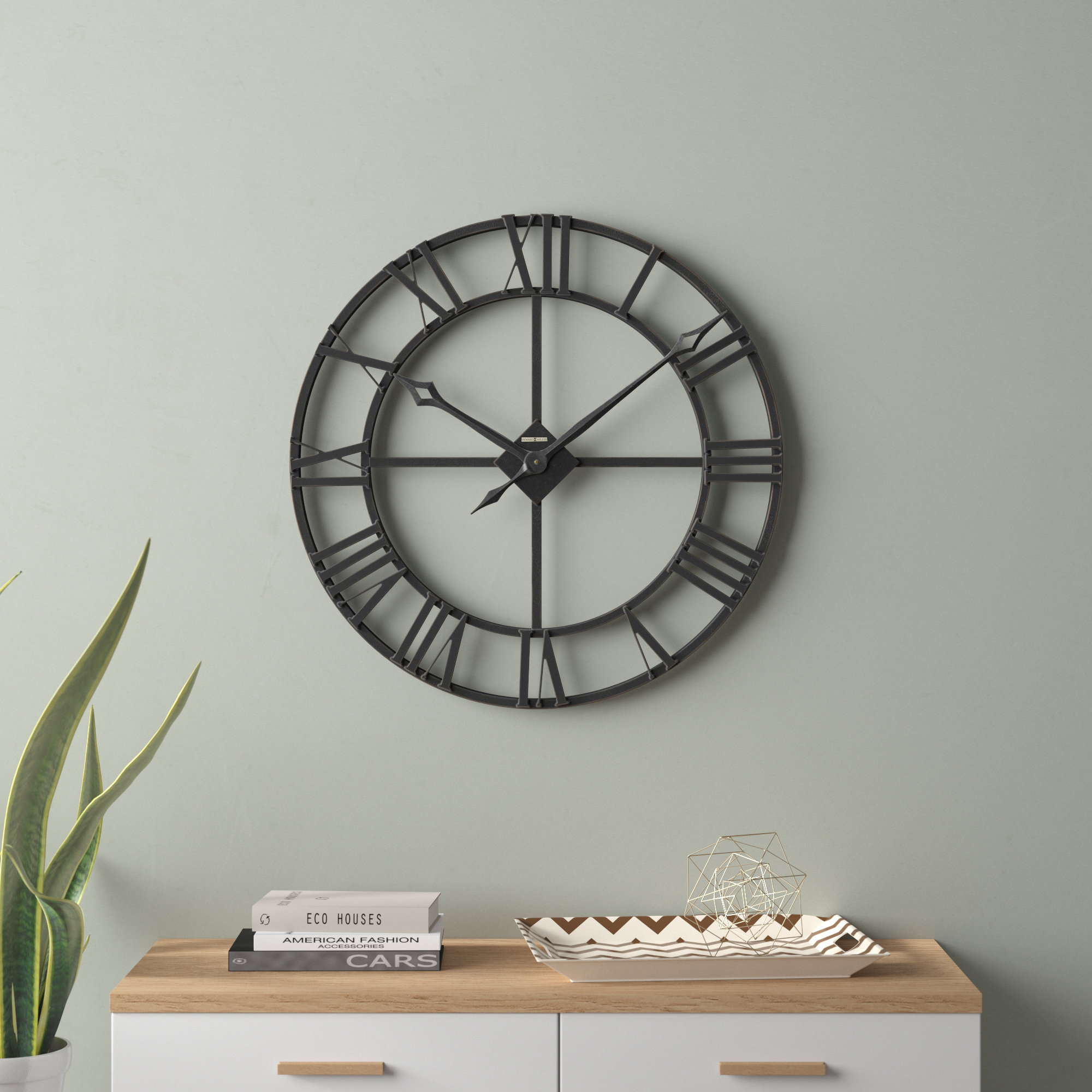 Howard Miller Lacy Metal Wall Clock & Reviews Wayfair