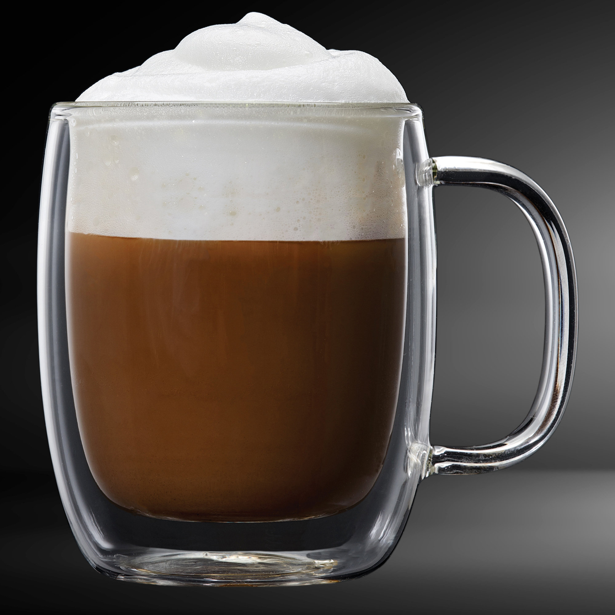 Thermo Glasses Double-Walled With Floating Effect Latte Macchiato Cappuccino Andrea 