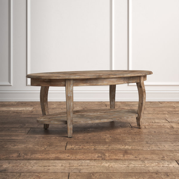 Kelly Clarkson Home Francoise Solid Wood Coffee Table with Storage