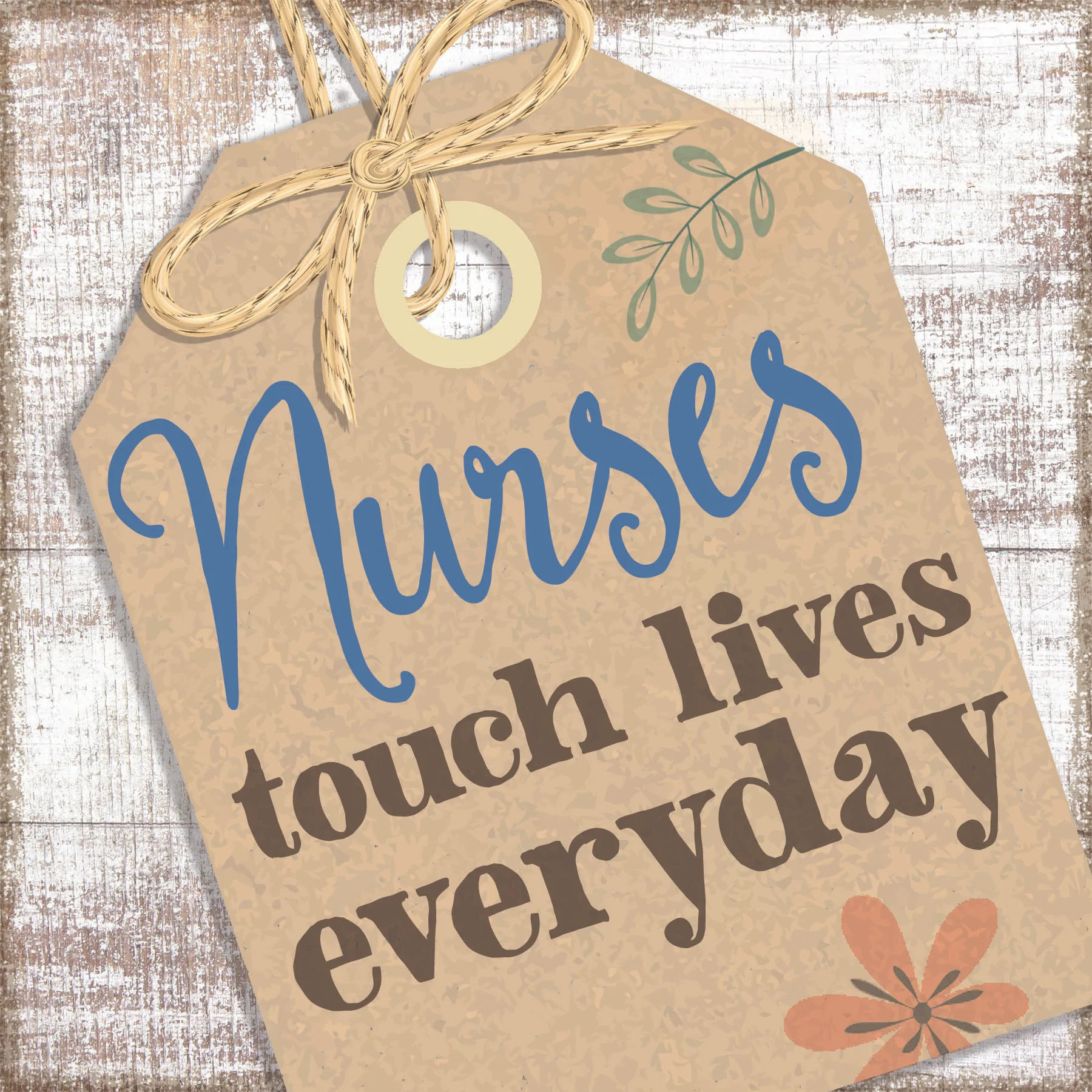 Trinx Nurses Touch Lives Every Day Wooden Wall Décor Wayfair