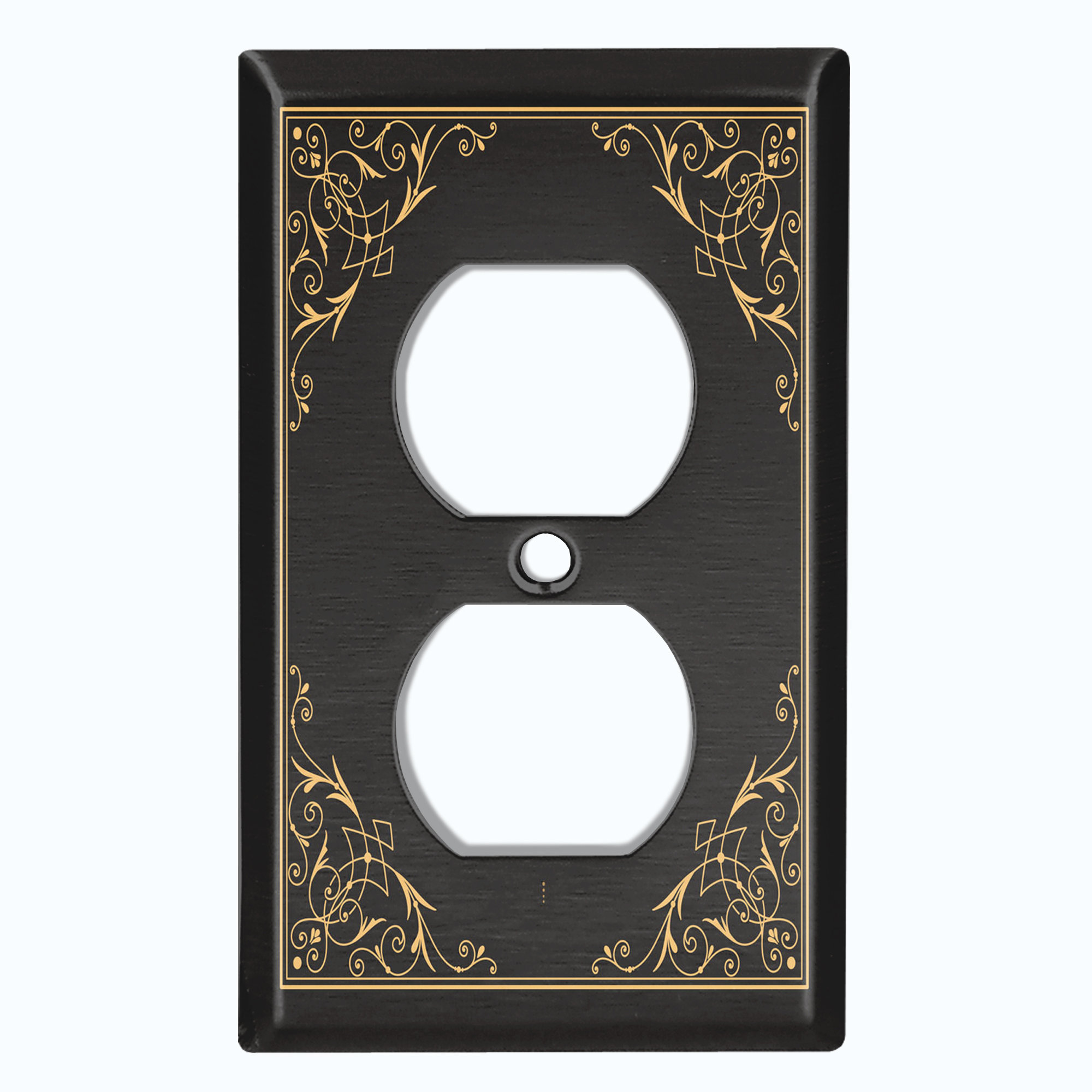 WorldAcc 1-Gang Duplex Outlet Wall Plate | Wayfair