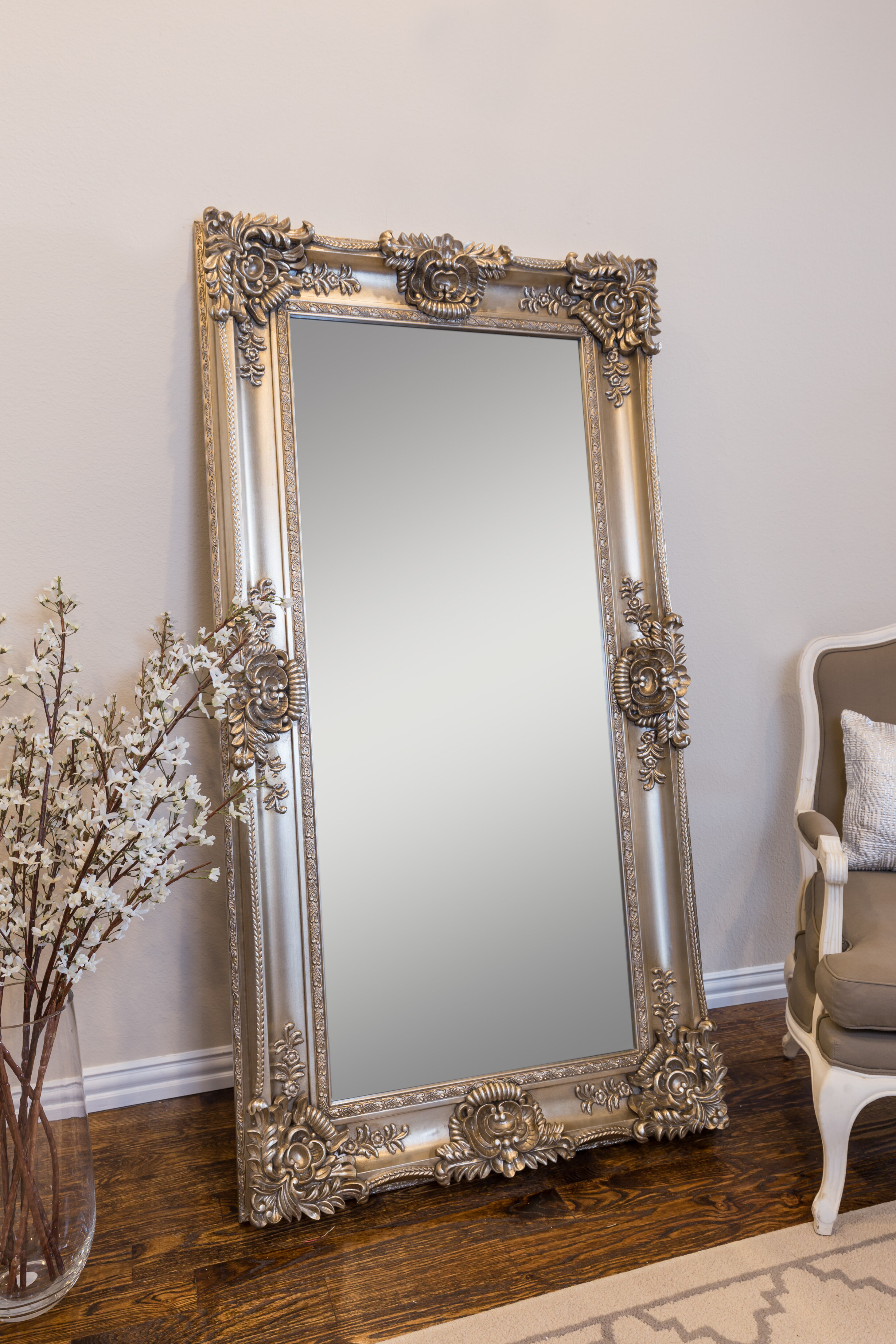 Mayfair Rectangle Solid Wood Full Length Mirror