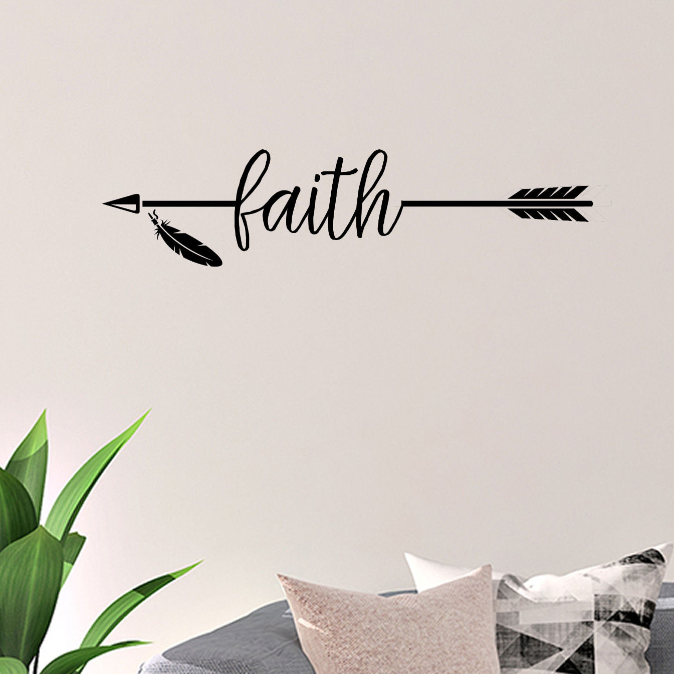 Winston Porter Faith Vinyl Wall Decal Wayfair