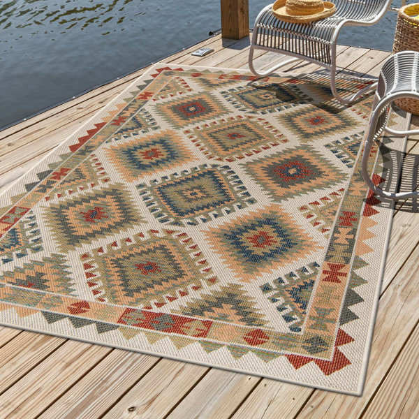 Moroccan-indoor-outdoor-rug | Wayfair