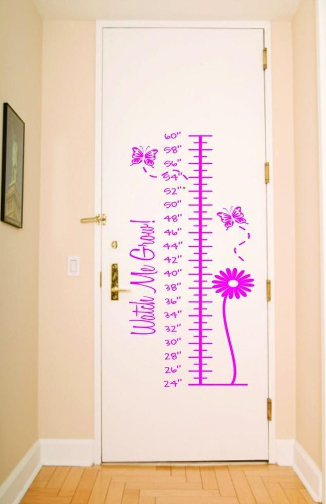 Design With Vinyl Growth Chart Measurement Ruler Wall Decal | Wayfair