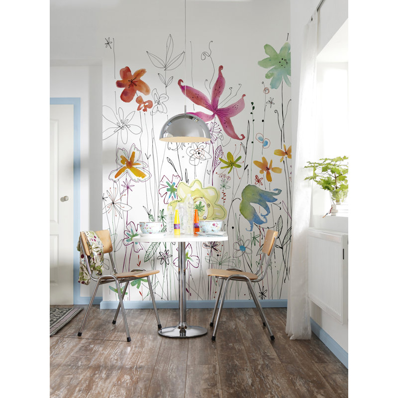 The Twillery Co.® Lawton Floral Wallpaper & Reviews | Wayfair
