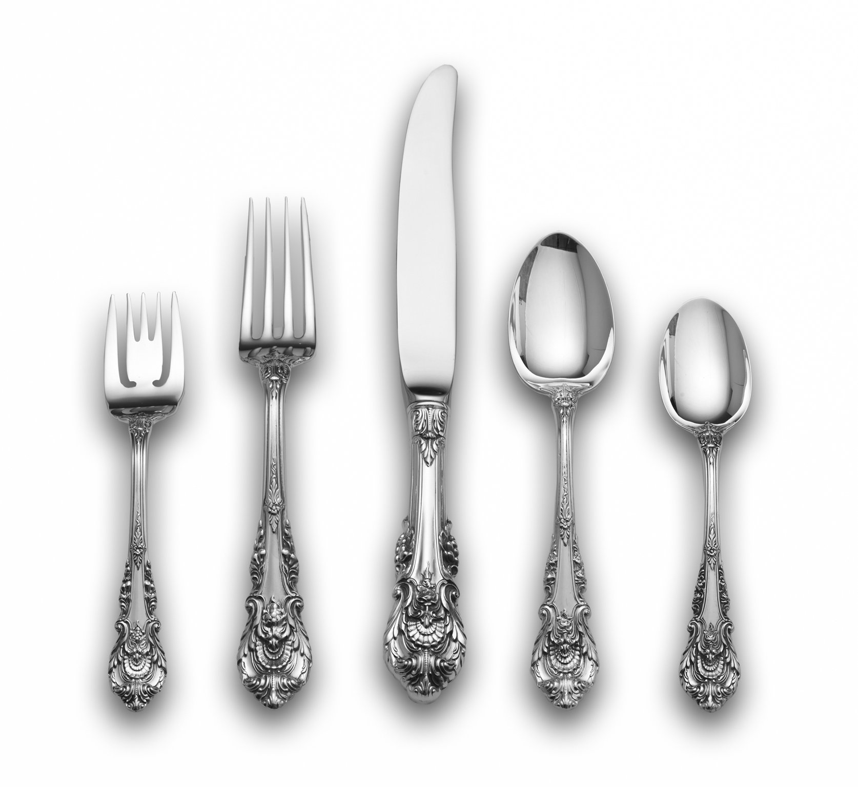 Wallace Sterling Silver Sir Christopher Flatware Set Wayfair