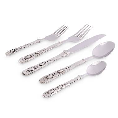3in1 Rainbow Flatware Elite Decor Stainless Steel Cutlery Silverware Dinner New 