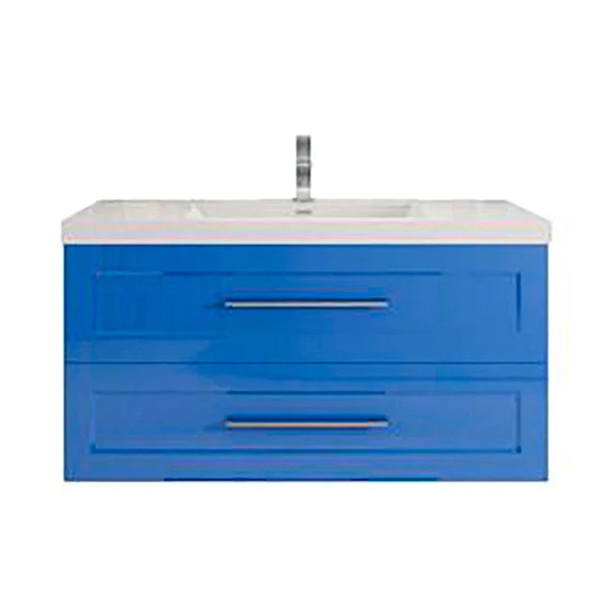 Wen Lighting 41.73'' Wall Mounted Single Bathroom Vanity with