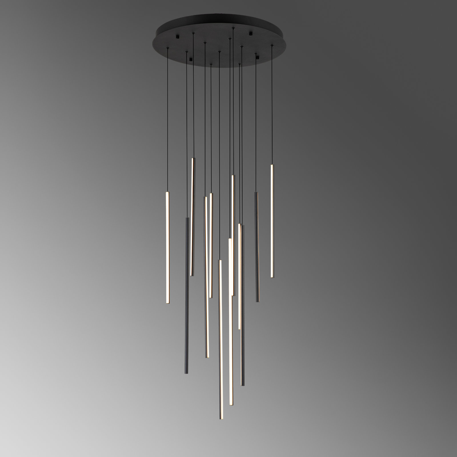 Wrought Studio Caylah 12 Light Cluster Cylinder LED Pendant Wayfair