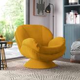 Wade Logan® Edinburg Upholstered Swivel Accent Chair & Reviews | Wayfair