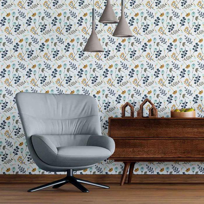 Ebern Designs Tanvik Peel & Stick Floral Wallpaper Wayfair