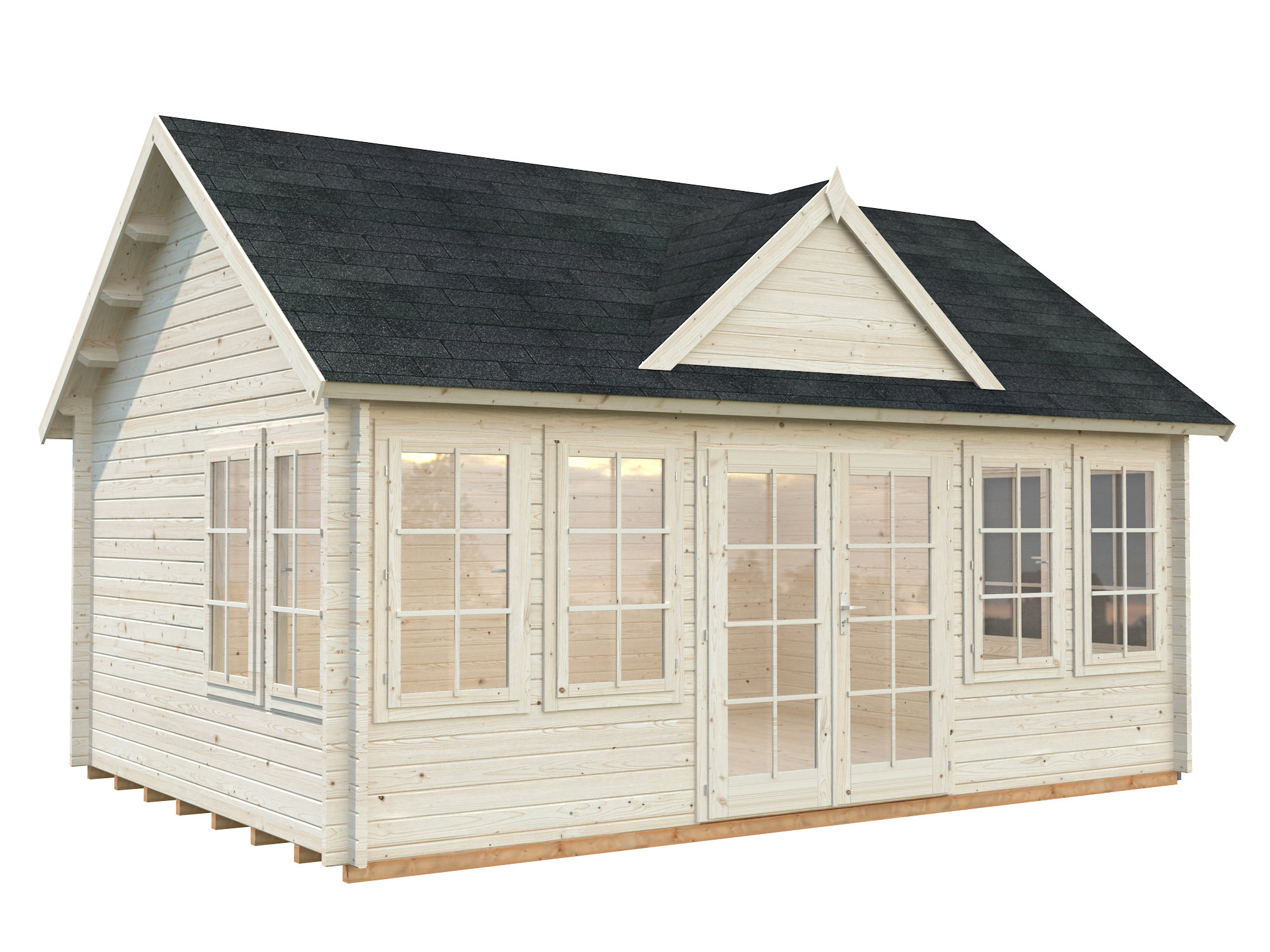 Palmako Claudia (19.4 Sqm) Clockhouse Garden Room Wayfair.co.uk