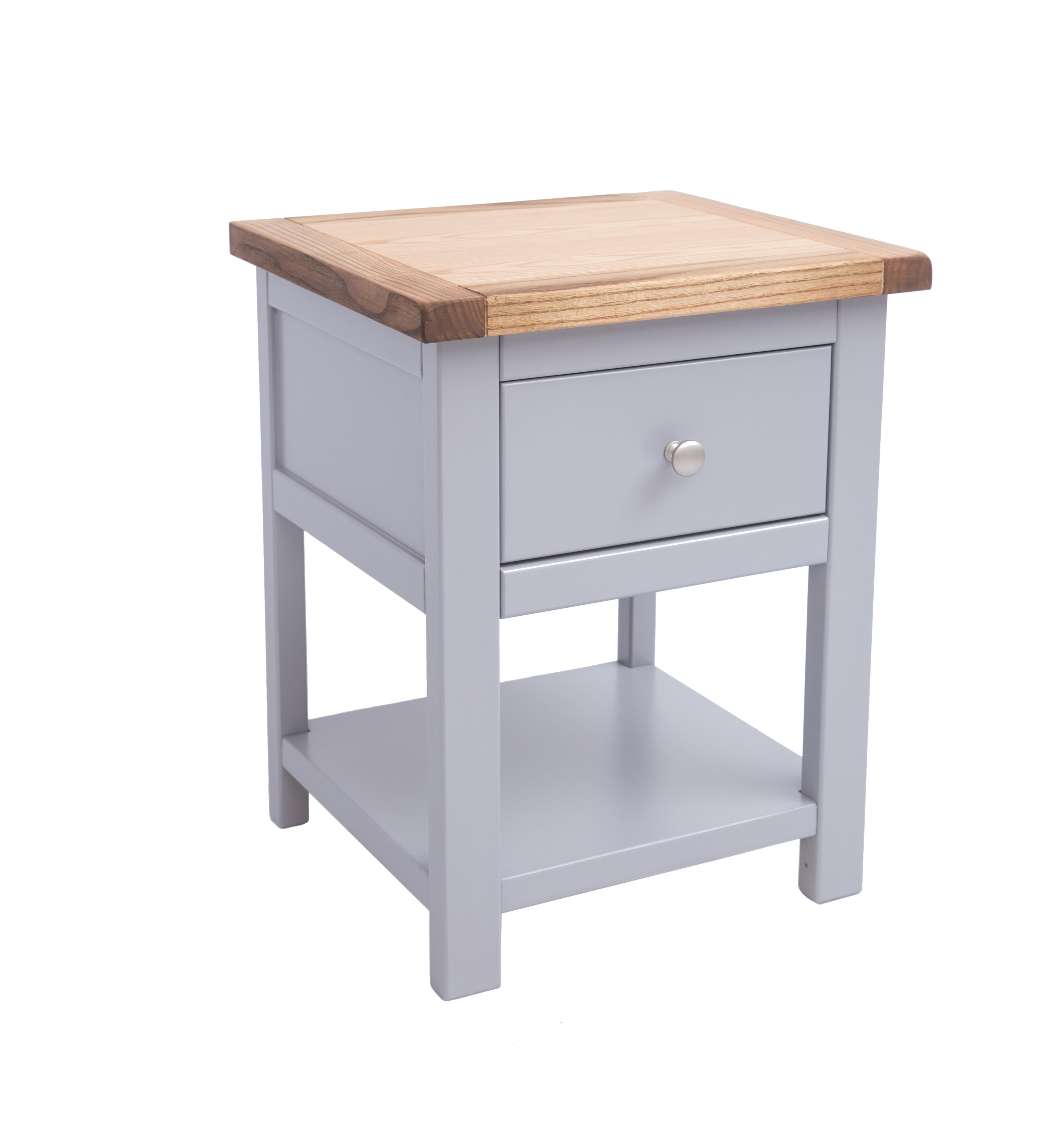 Brambly Cottage Michie Solid + Manufactured Wood Bedside Table