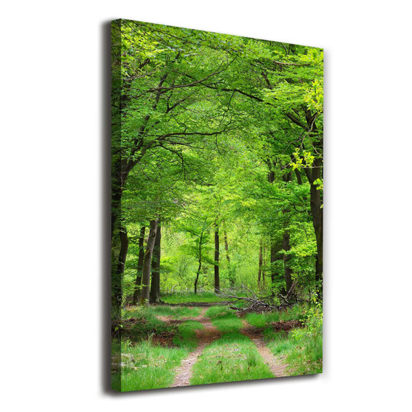 Union Rustic Green Forest - Wrapped Canvas Art Prints | Wayfair.co.uk