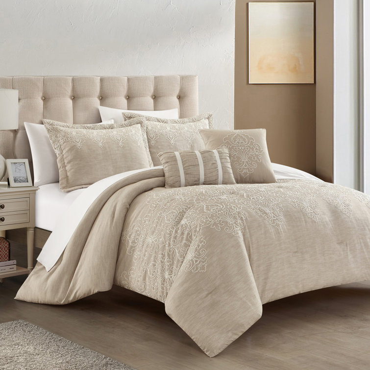 Aldous Microfiber 5 Piece Comforter Set 