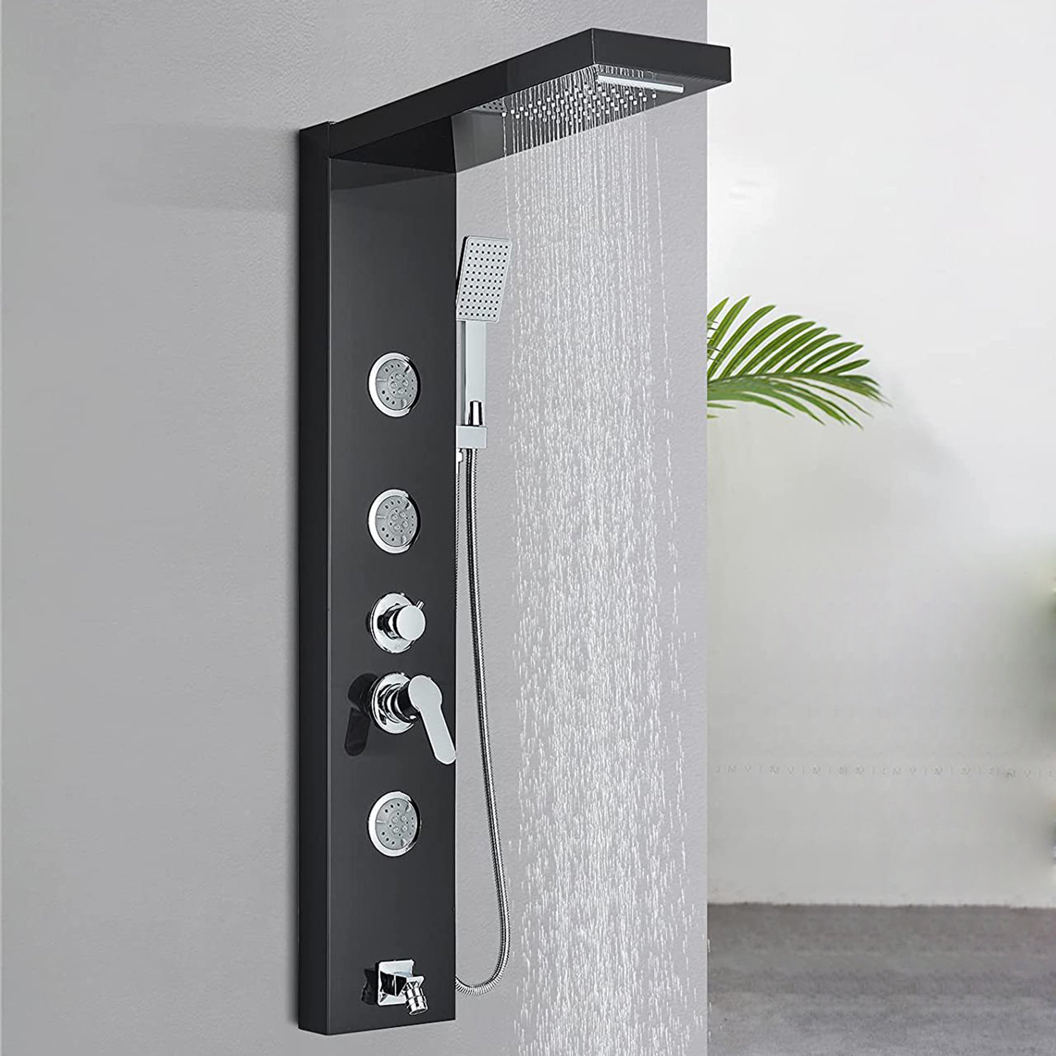 suming 47.63'' Shower Panel with Dual Shower Head Wayfair