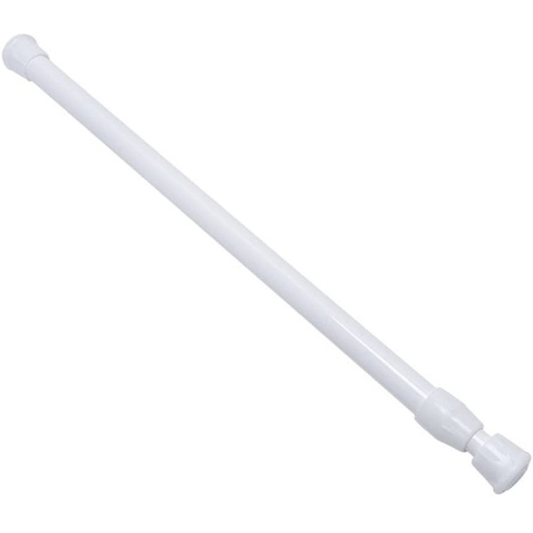 Short Metal Tension Rod with No Drilling Required 78474 Shower Curtain Rail 66 